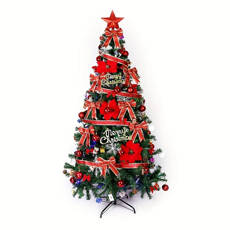 Kerstboom – Kunstkerstboom – Nepboom – Sierboom – Feestboom – 180 cm – Volledig Versierd – Duurzaam Kunststof