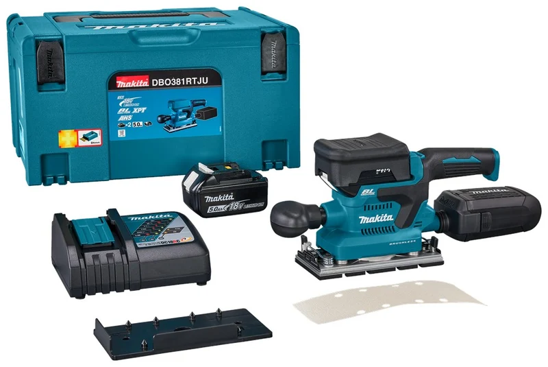 MAKITA DBO381RTJU VLAKSCHUURMACHINE 18V