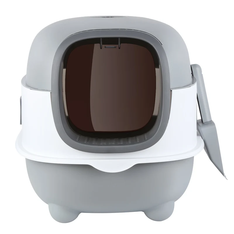 Kattenbak – Kattentoilet – Kattenbakken – Kattenbak Accessoires – Toilet Trainingssysteem – Ruimtebesparend – Duurzaam ABS kunststof – 39x56x40 cm – Hygiënisch & Makkelijk schoon te maken