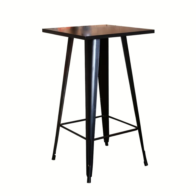 Bartafel – Statafel – Hoogtafel – Barmeubel – Keukentafel – Metalen Frame – 60x60 cm – 110 cm Hoog