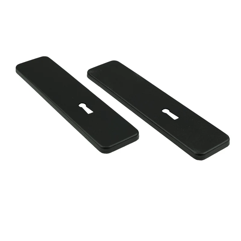 Oxloc KLIKSCHILD SL65 ZWART 185x44MM Z/KRUKGATRECHT ALUMINIUM ZWART - SAINT DENIS