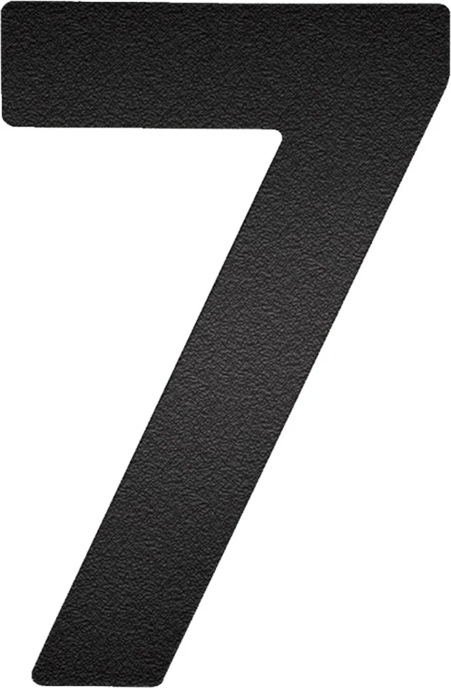 Oxloc HUISNUMMER RVS ZWART 7