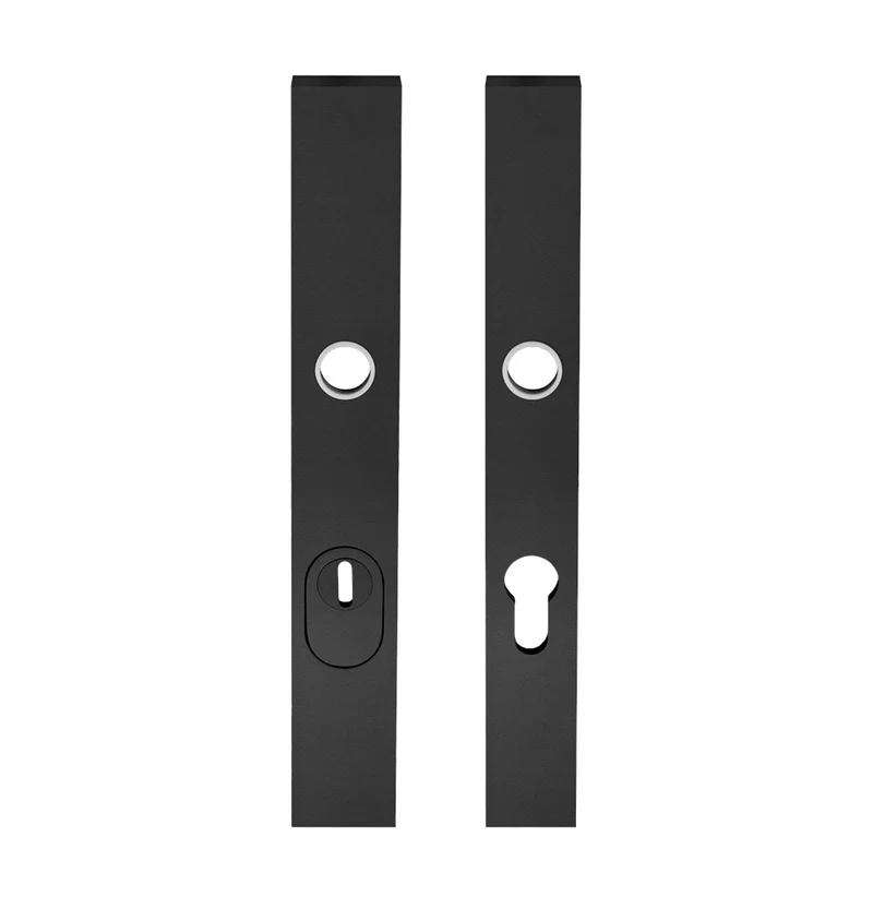 Oxloc VEILIGHEIDSSCHILD RVS ZWART RECHT PC72 250X35MM KTB SKG***