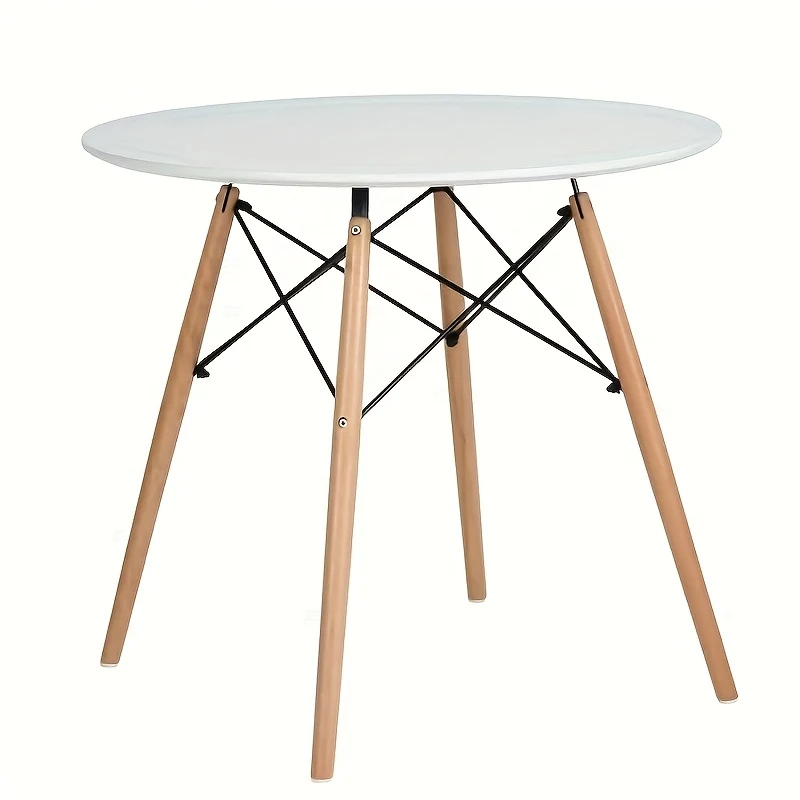 Ronde Tafel – Eettafel – Bistrotafel – Horecatafel – Cafétafel – 70 cm Diameter – Robuust Metalen Onderstel – Gemakkelijk Schoon Te Maken
