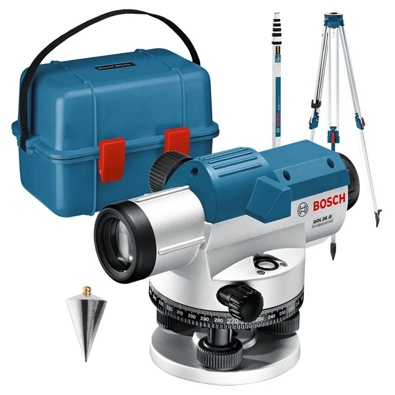 BOSCH GOL 26 G + BT 160 STATIEF + GR 500OPTISCHE NIVELLEERTOESTEL