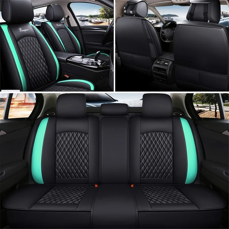 Autostoelhoes – Autostoelbeschermers – Stoelhoesset – Stoelbekleding – Stoelhoezen Auto – Universeel – PU Leer – Comfortabel en Duurzaam
