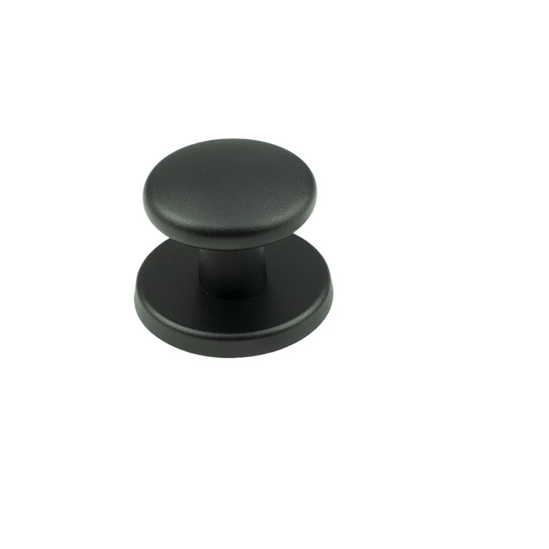 Oxloc VOORDEURKNOP ZWART KNOPDIAMETER 60MM ALUMINIUM ZWART