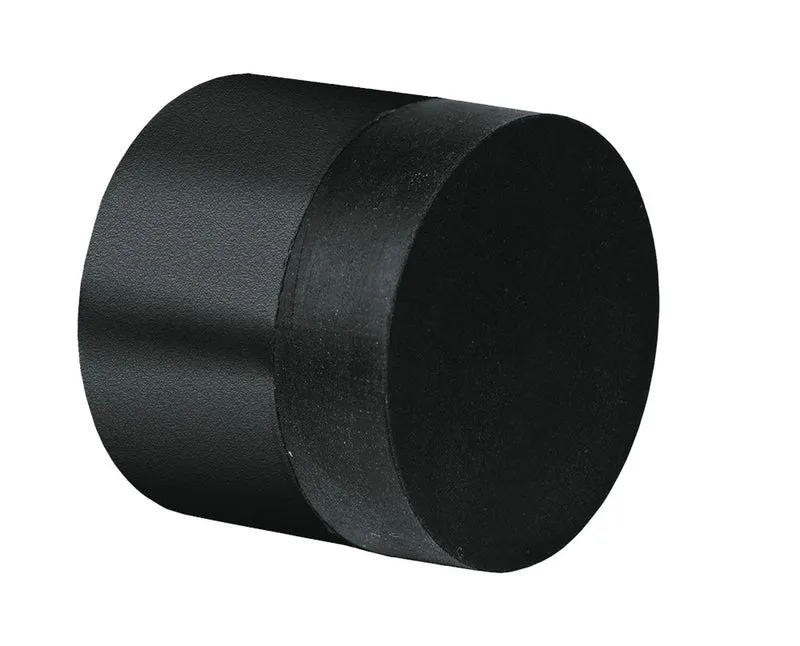 Oxloc DEURSTOPPER RVS ZWART 30x26MM WAND