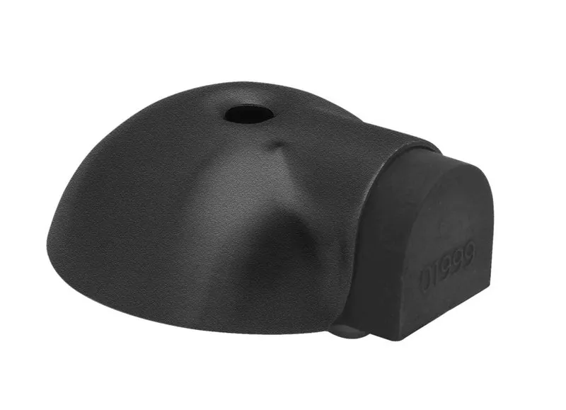 Oxloc DEURSTOPPER RVS ZWART 63x24MM VLOER