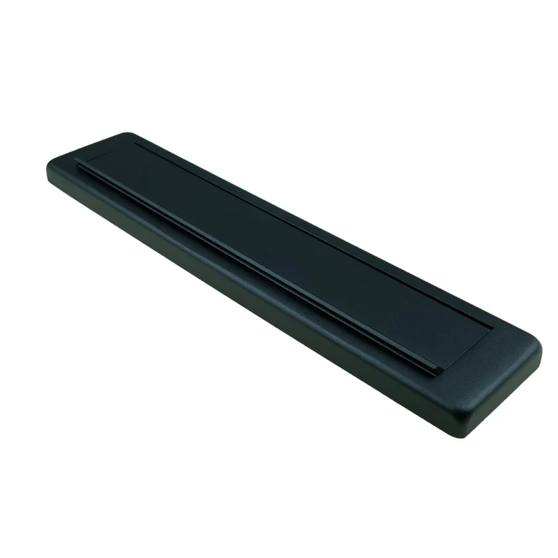 Oxloc BRIEFPLAAT COMFORT ALU. ZWART 340MM VOCHT- EN TOCHTWEREND