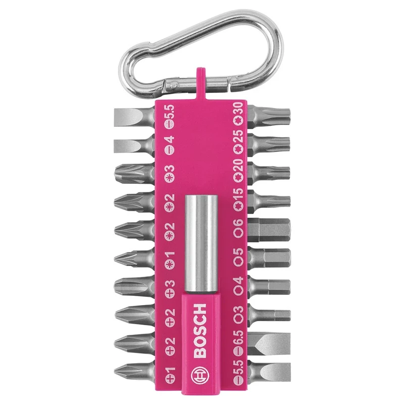 Bosch SCHROEVEN MP DISPLAY 21-DELIGE BITSET (FUCHSIA)