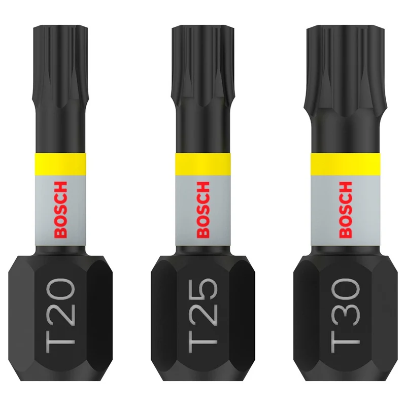 Bosch SCHROEFBIT IMPACT CONTROL T20/25/30 25MM 3ST
