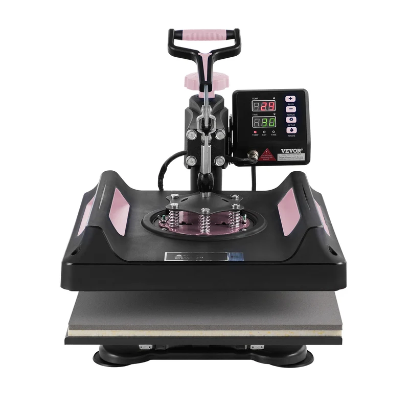 Transferpers – Hittepers – Texielpers – Mokkenpers – 8-in-1 Multifunctionele Heat Press – 15x15 cm Persvlak – 2 Mokken Tegelijk Pressen