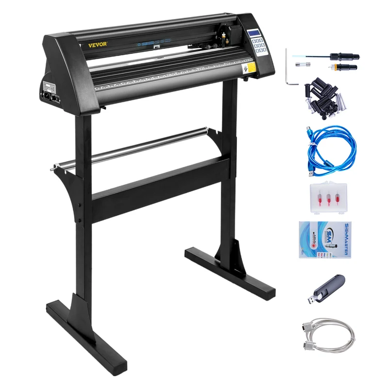 Vinyl Snijmachine – Vinyl Cutter – Plotter – Snijplotter – Sticker Cutter – 63 cm Snijbreedte – Instelbare Snijdruk en Snelheid