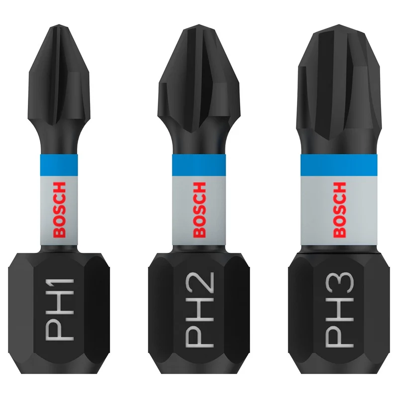 Bosch SCHROEFBIT IMPACT CONTROL PH1/2/3 25MM 3ST