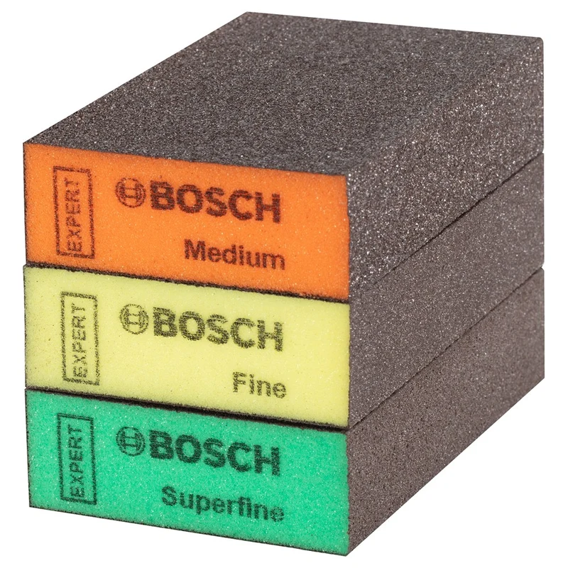Bosch EXPERT 3-DELIGE SCHUURSPONZENSET S471 BEST FOR FLATS & EDGES 69 X 97 X 26 MM