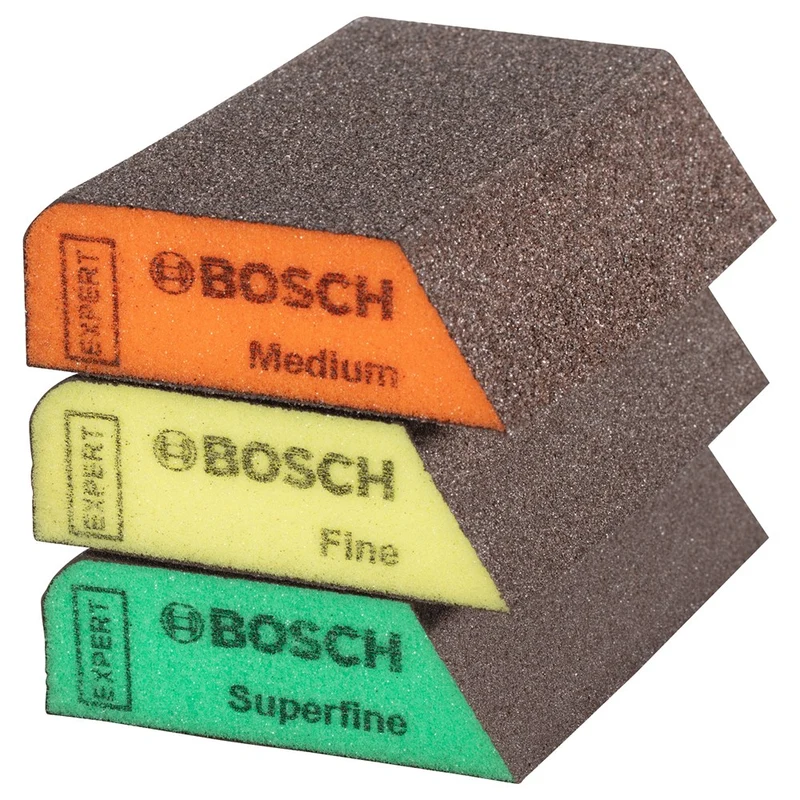 Bosch EXPERT 3-DELIGE SCHUURSPONZENSET BEST FOR PROFILE 69 X 97 X 26 MM