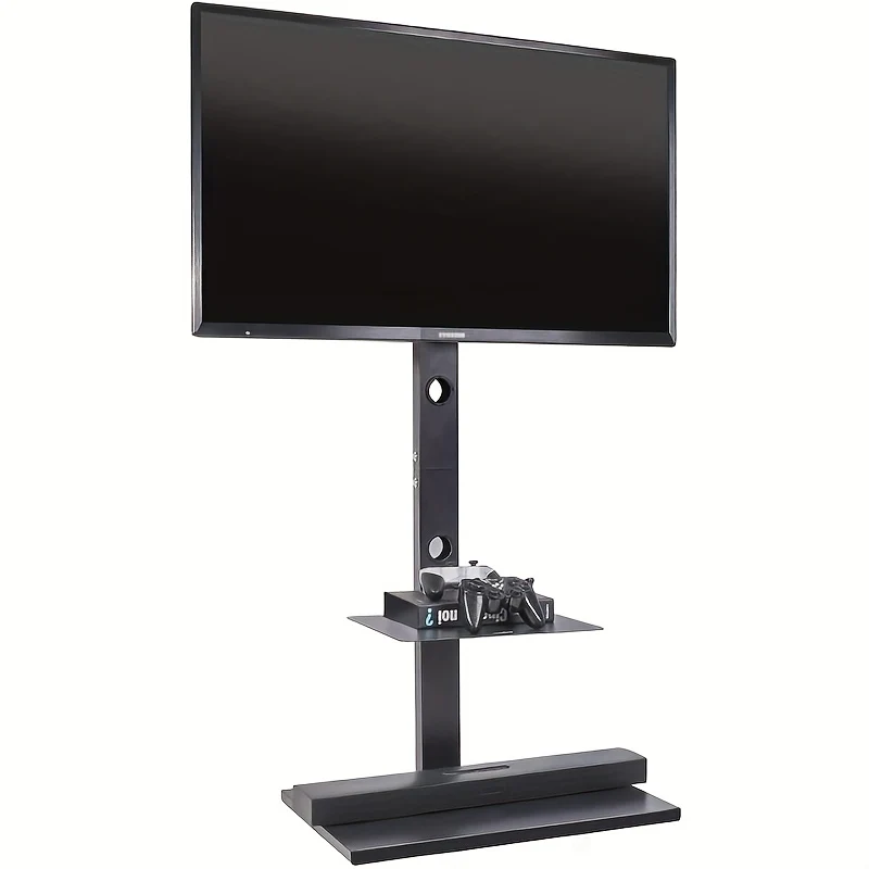 TV Standaard Vloer – TV Statief – TV Vloerstandaard – Vloer TV Beugel – Draagbaar TV Rek – Verstelbaar 32-65 Inch – Metaal – VESA 600x400mm – 30kg Belasting – Kabelmanagement