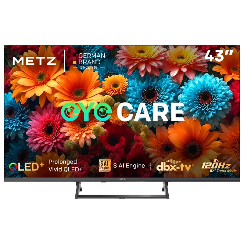 Smart TV – Televisie – QLED TV – 4K Ultra HD – Google TV – 43 Inch – 120Hz HSR Verversing – Dolby Vision HDR
