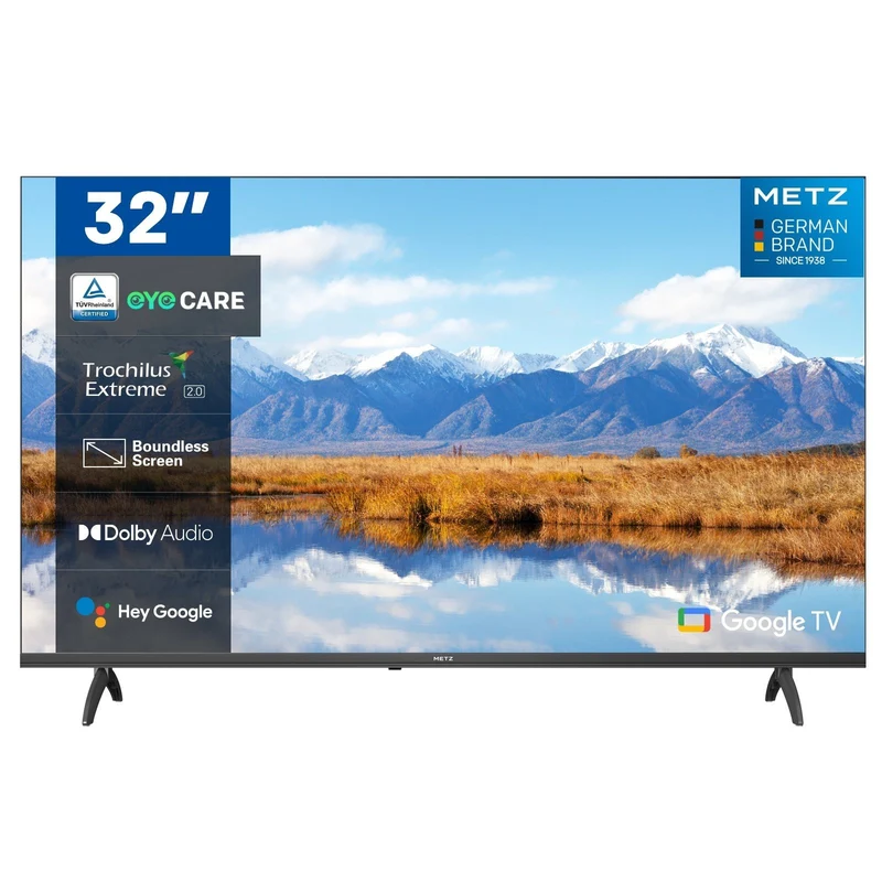 Smart TV – Televisie – LED TV – Internet TV – 32 Inch – HD Beeldkwaliteit Met HDR10 – Google TV Met Spraakbediening