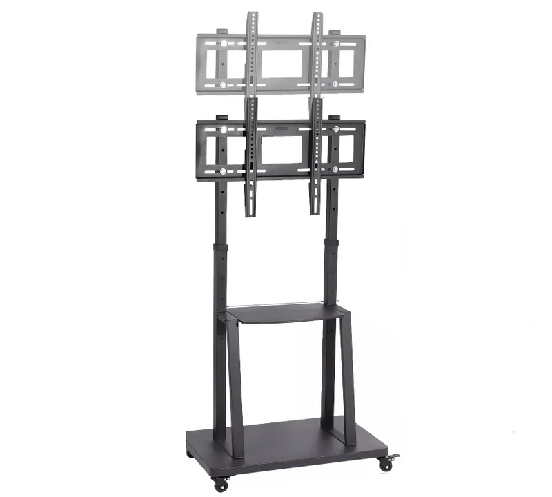TV Standaard – TV Statief – Monitorstandaard – TV Voet – Mobiele TV Trolley – Verstelbaar – Metalen Frame – Geschikt 32-80 Inch – Max. 65 kg