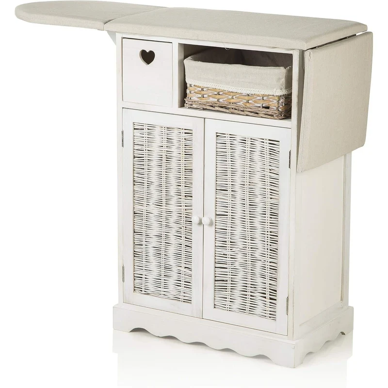 Strijkplank – Strijktafel – Strijkoppervlak – Mouwplank – Inklapbaar – Verstelbare Zijflappen – Houten Materiaal – Compleet Gemonteerd