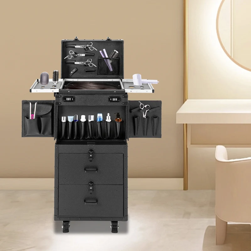 Opbergkast Haarstyling – Haaraccessoires Organizer – Verzorgingsproducten Opbergbox – Sieradenkast – Scheergerei Opbergrek – Compact Formaat – Duurzaam Kunststof