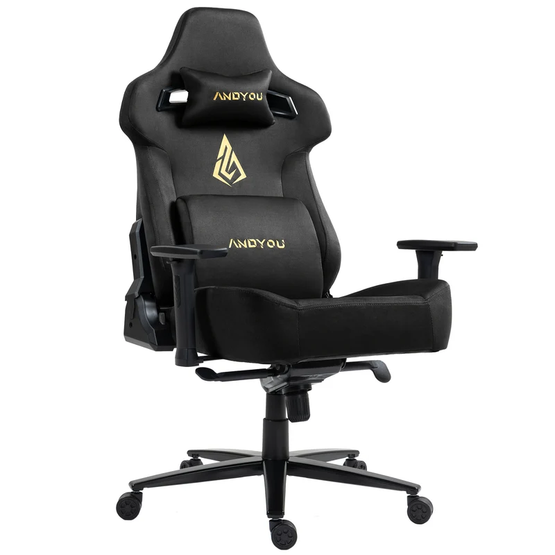 Bureaustoel – Kantoorstoel – Gamingstoel – Draaistoel – Bureaustoel Met 3D Armleuningen – Ergonomisch Met Memory Foam – 220 kg Draagkracht – 12° Kantelbaar – Zwart