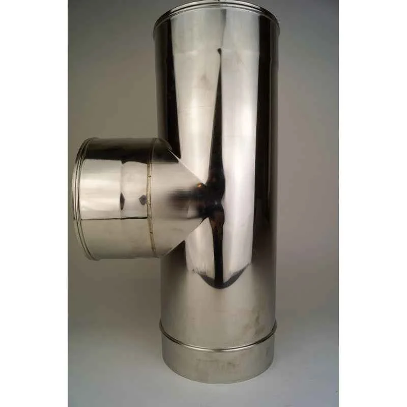 200mm Ø200-250RVS, T-STUK pijp