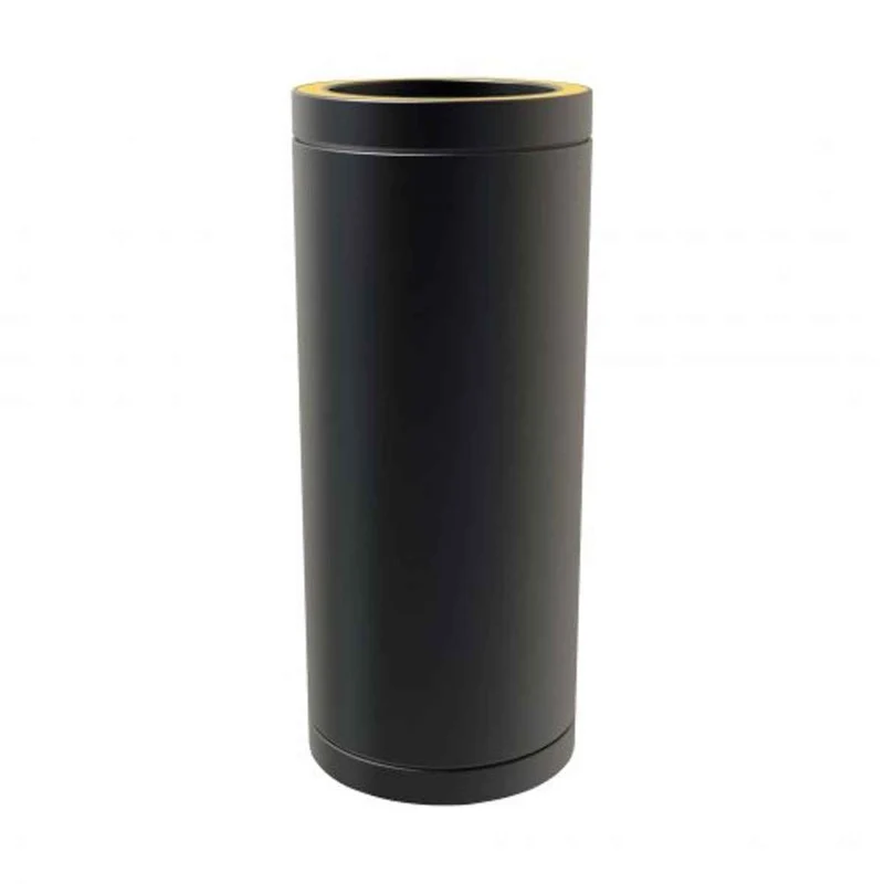Pijp 50 cm Ø 150-200 mm Dubbelwandig geïsoleerd RAL9004