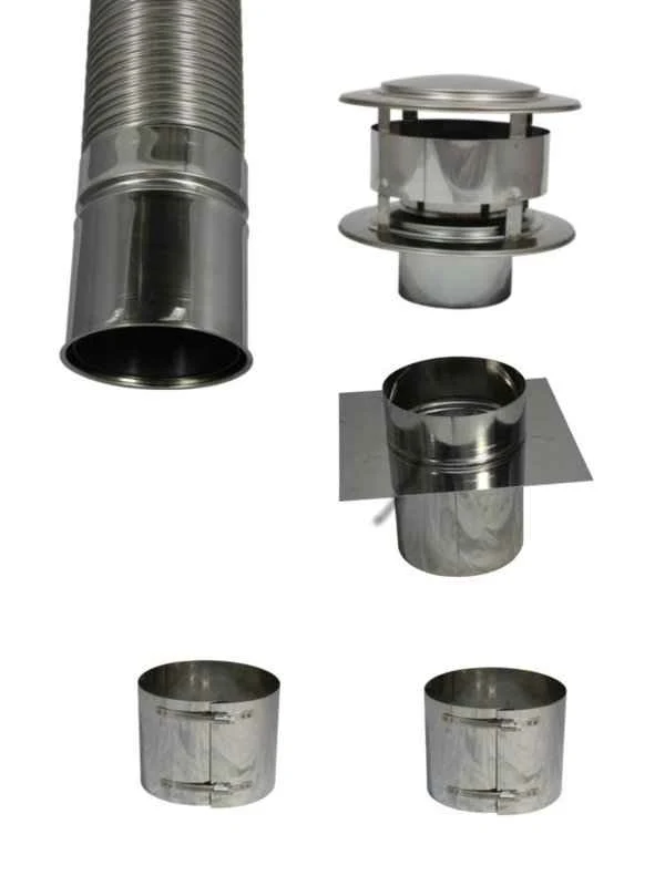 DUBBELWANDIGE 10M FLEXPIJP SET