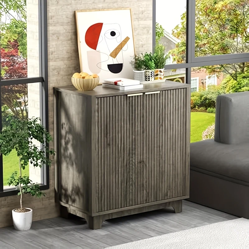 Sidetable – Consoletafel – Wandtafel – Haltafel – Bijzettafel – Vintage Design – Compact 70x77x39 cm – Hout Kunststofbord