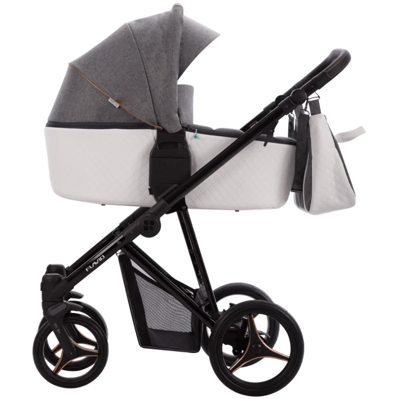 Buggy – Kinderwagen – Wandelwagen – Plooibuggy – Reisbuggy – 2-in-1 Multifunctioneel Systeem – Grote Stevige Wielen