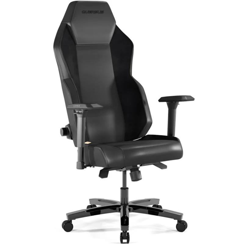 360° Draaibare Ergonomische Bureaustoel VAOS‑3 2 Diamond Black – Verstelbare Zithoogte, 4D Armleuningen & Luxe Materialen