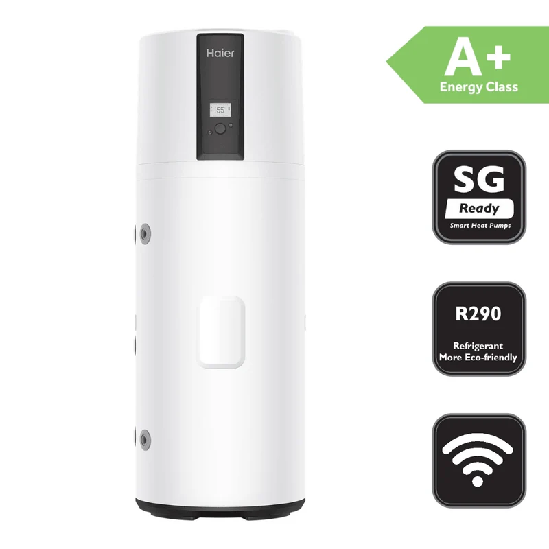 Haier Warmtepomp Boiler C 200 liter A+ R290 (KA28672-€725)