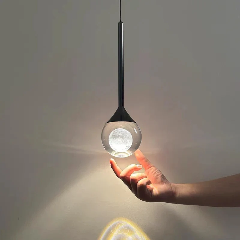 OCS - bolvormige kristallen LED hanglamp - drie kleurtemperaturen