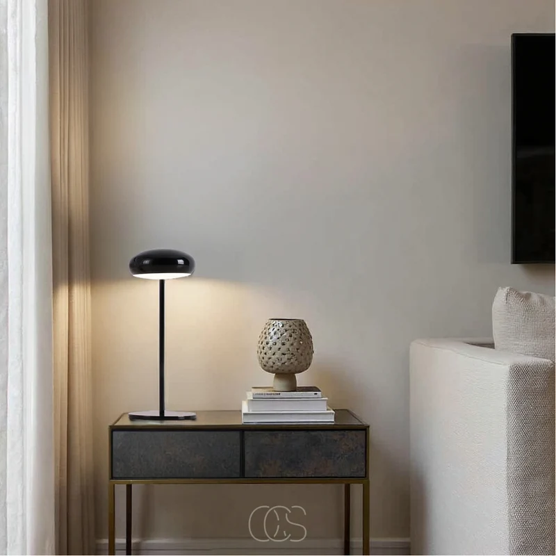 OCS - Paddenstoel tafellamp glimmend