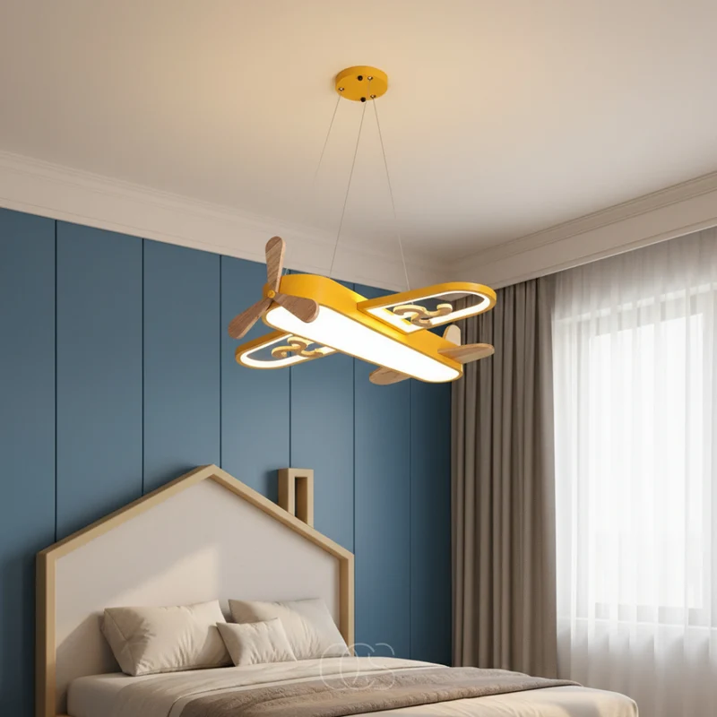 OCS - Vliegtuig hanglamp voor kinderkamers - dimbaar