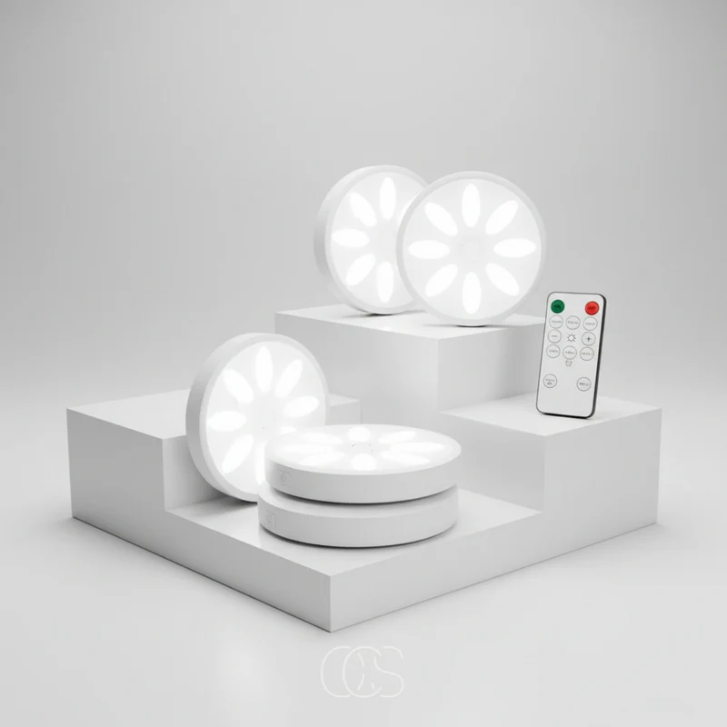 OCS – Draadloze LED Spotlamp met Bewegingssensor (set van 3)
