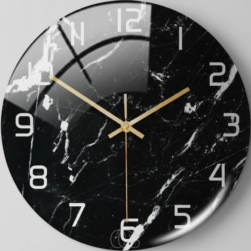 OCS - Marble Stille Wandklok