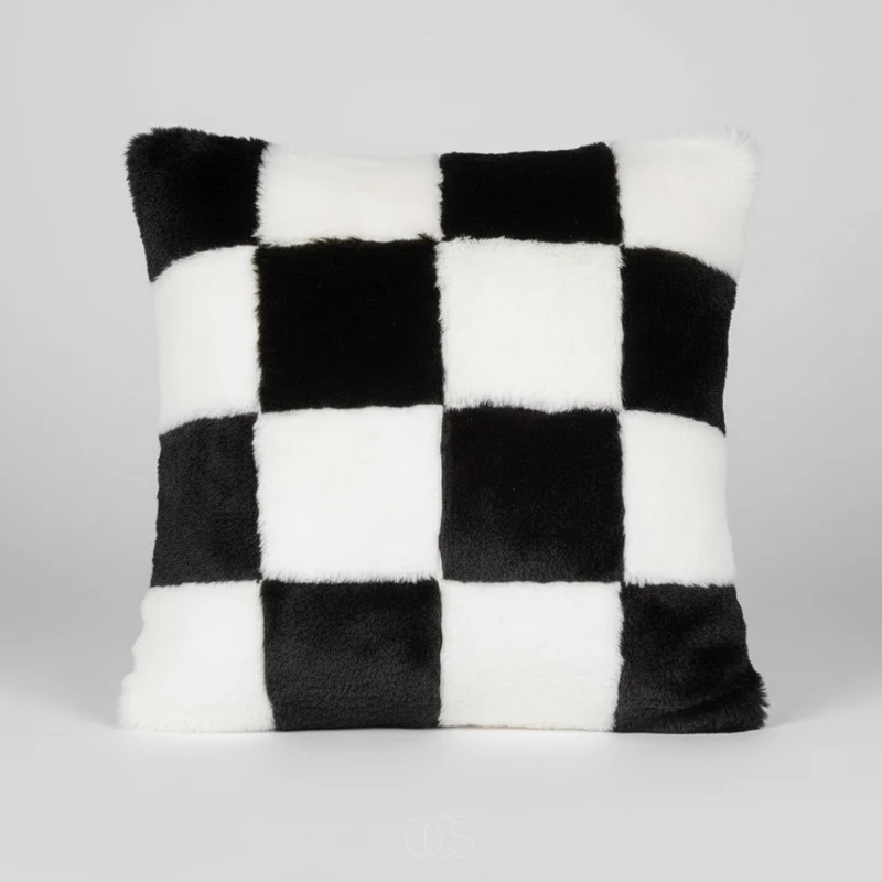 OCS - Checkers Sierkussen - 45x45cm