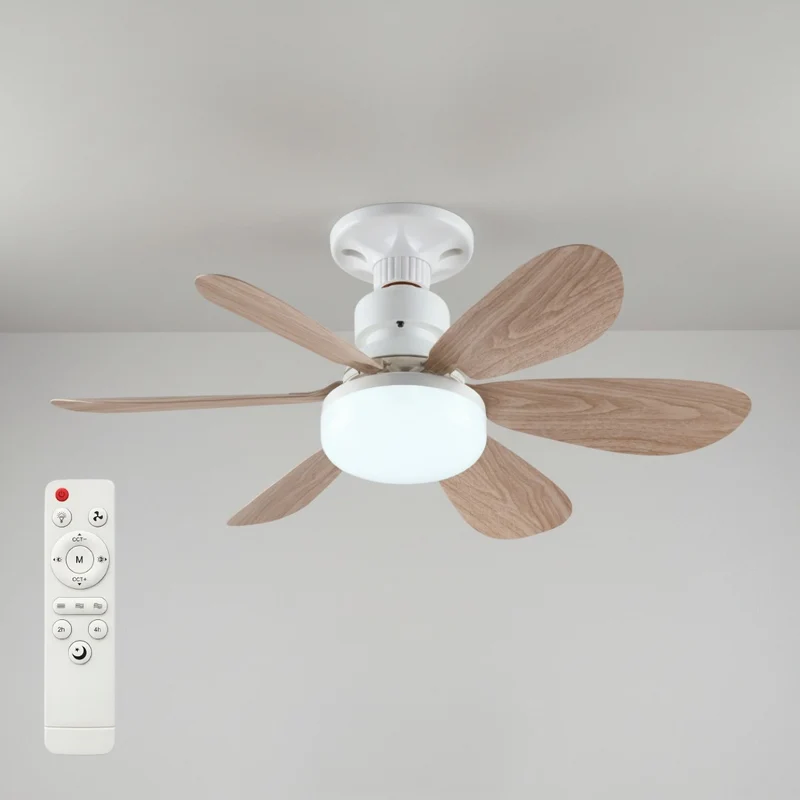 OCS - Plufon Plafondventilator Met LED Verlichting En Afstandsbediening - dimbaar & ultrastil