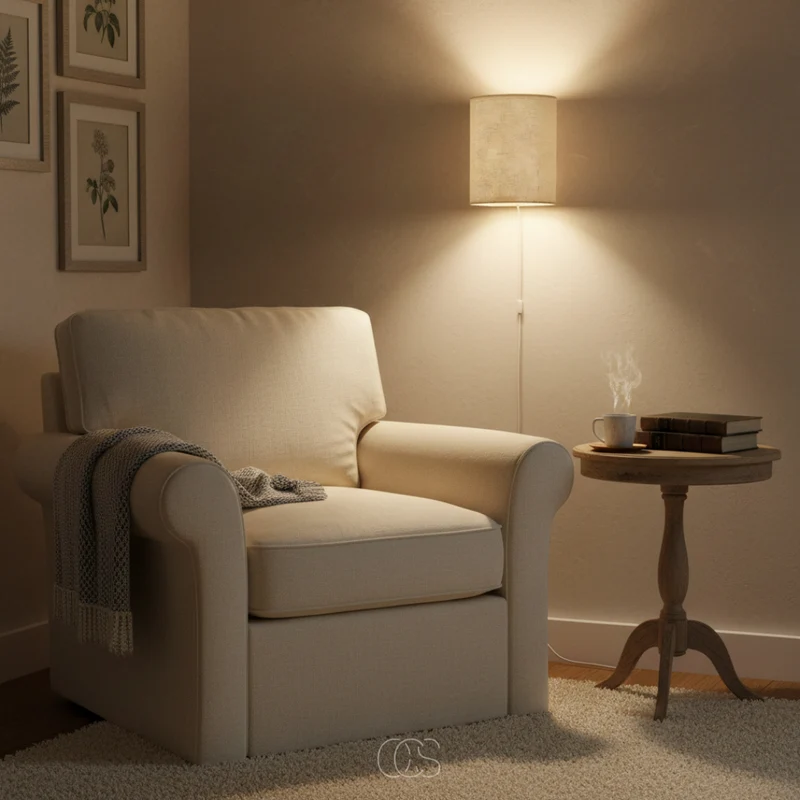 OCS - Drum Stoffen Wandlamp - plug in & klaar voor gebruik