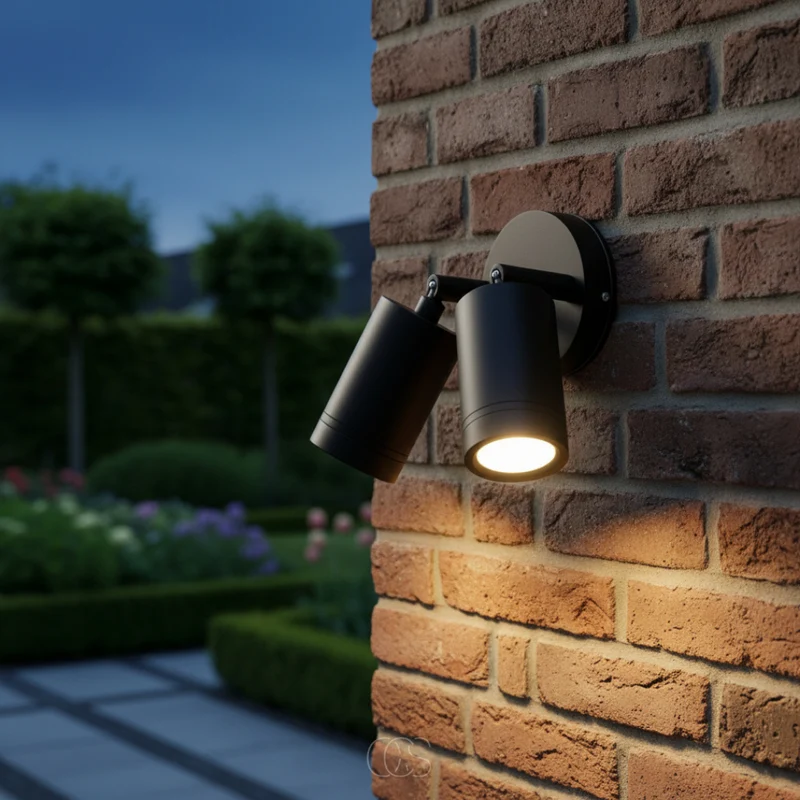 OCS - Scopio LED buitenwandlamp/Buitenspot – Dubbele kop & verstelbaar
