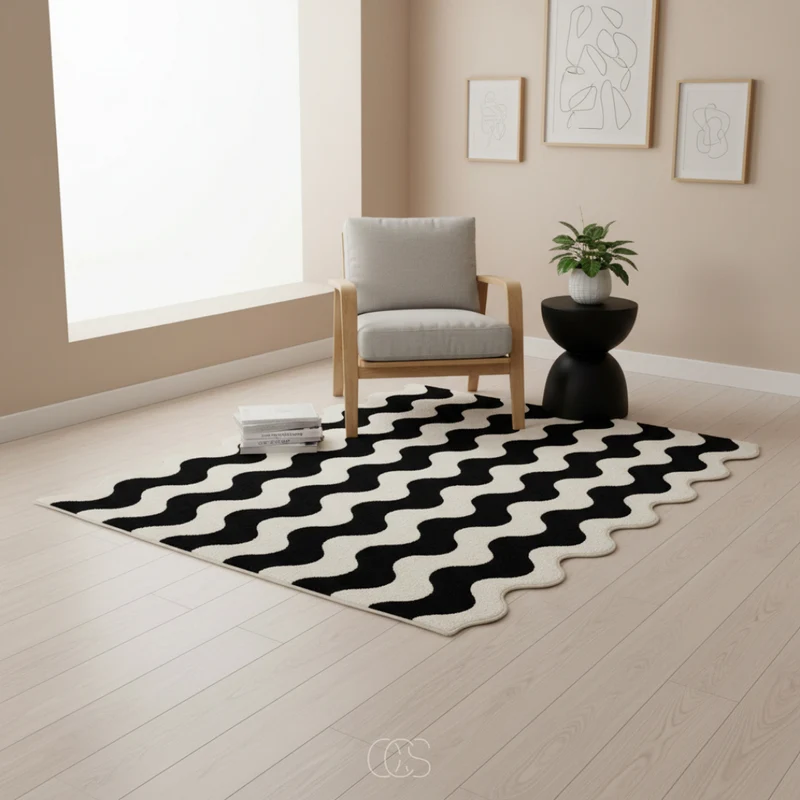 OCS - Modern zebra vloerkleed