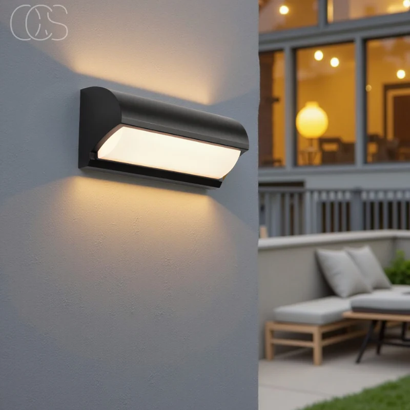 OCS - Zwart LED Buiten Wandlicht