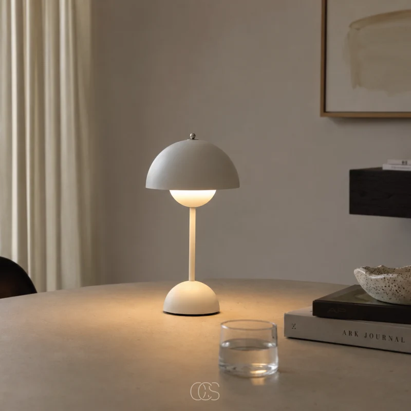 OCS - Scandinavische Designer Tafellamp - Draadloos & Dimbaar