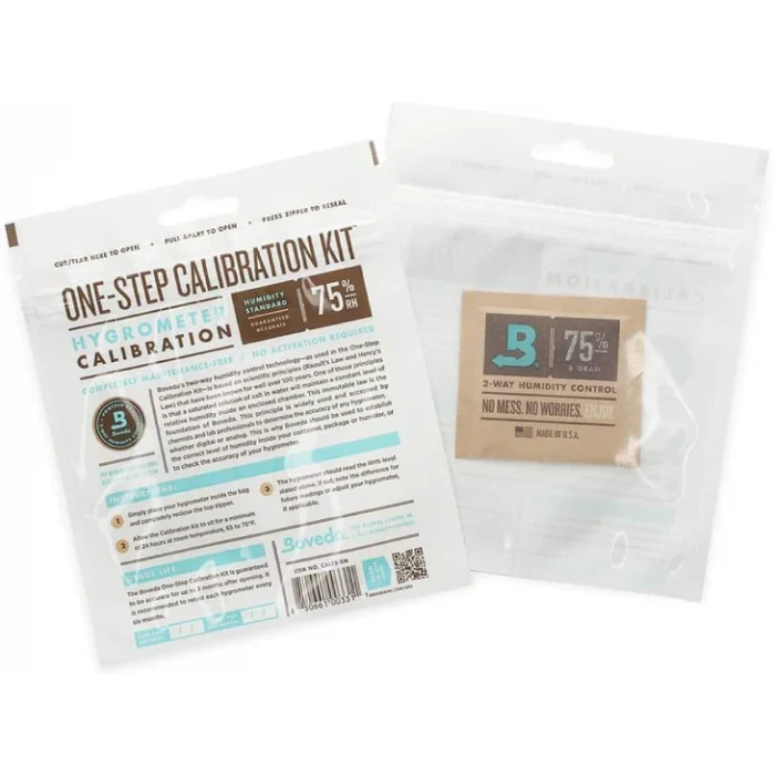 Calibration kit one-step Boveda 75.5% RH