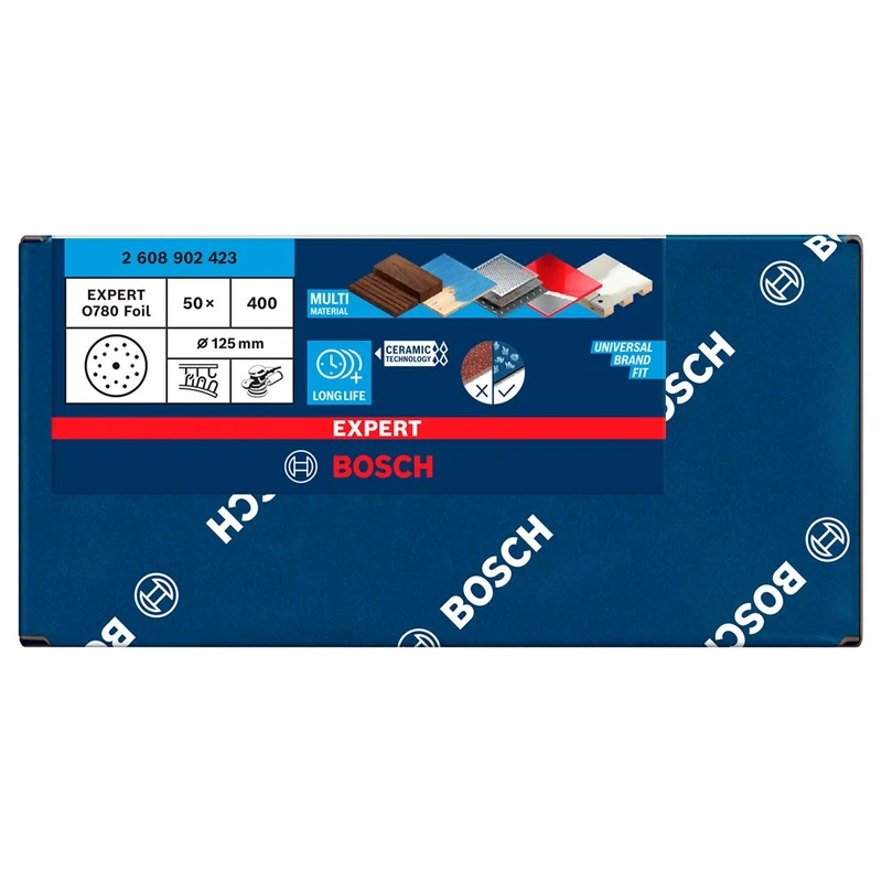 Bosch SCHUURSCHIJF O780, 125 MM, G400, BULK