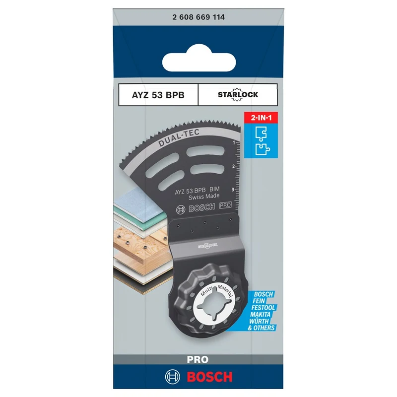 Bosch PRO STL AYZ 53 BPB BIM MULTI DUAL 53X40